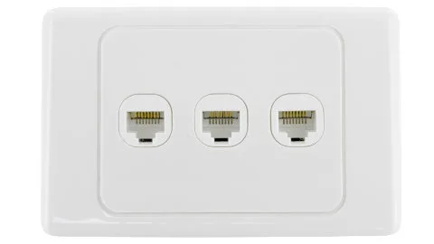 3 port wall plate